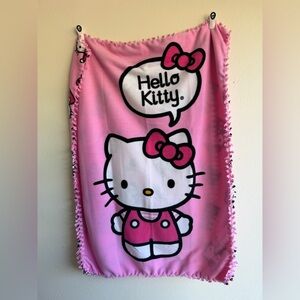 Hello Kitty Hand Tied Blanket